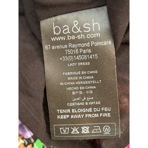 NWOT Ba&sh Paris Floral Boho Maxi Dress Multicolor Tiered Flowy Romantic Chic - Picture 6 of 8